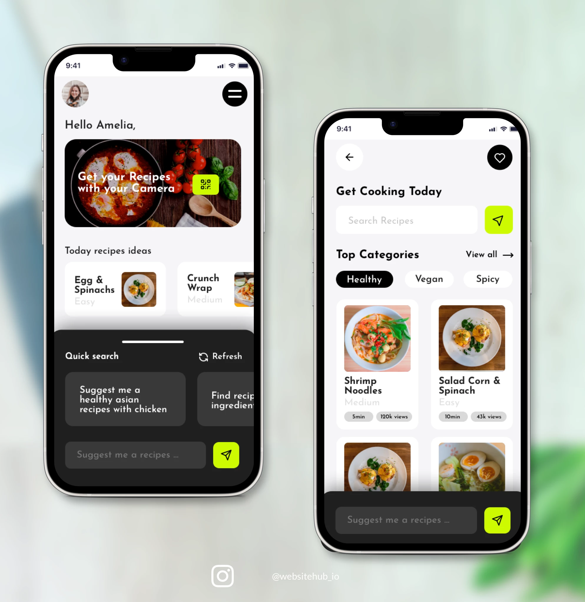 WebsiteHub-example-food-startup